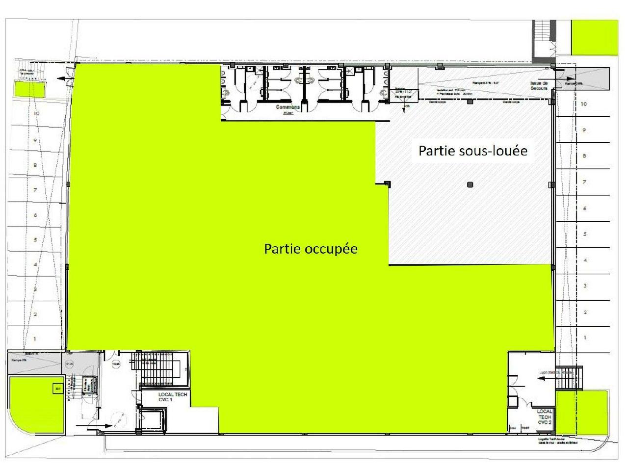 Bureau Lyon 1548m² Location bureau Lyon Rhône OLBUR2110520 12
